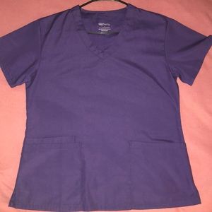 Purple scrub top